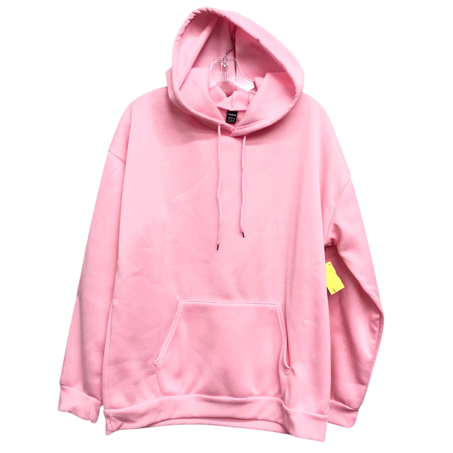 Sweatshirt Hoodie By Shein In Pink, Size:Xl