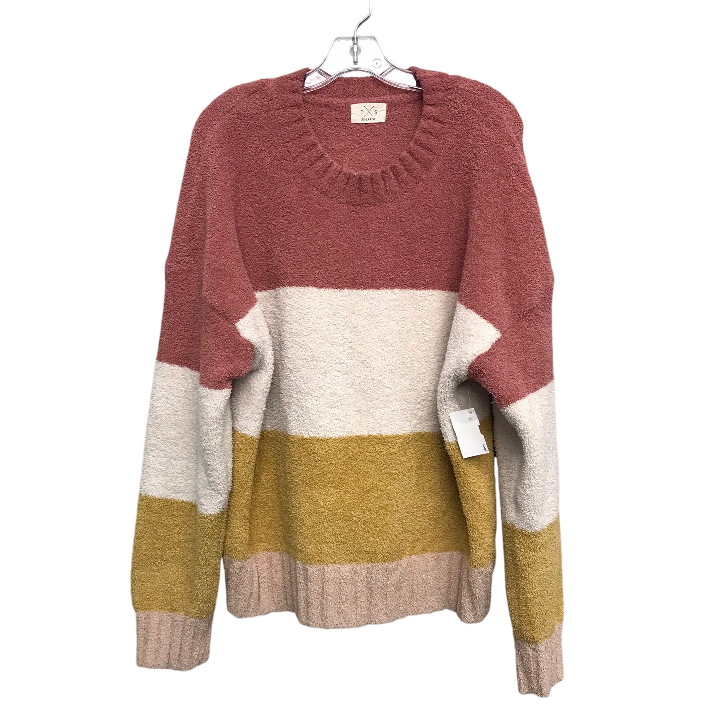 Sweater By TS In Pink, Size:1X