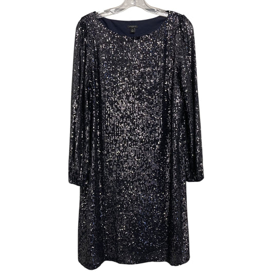Dress Party Short By Ann Taylor In Navy, Size:Lp