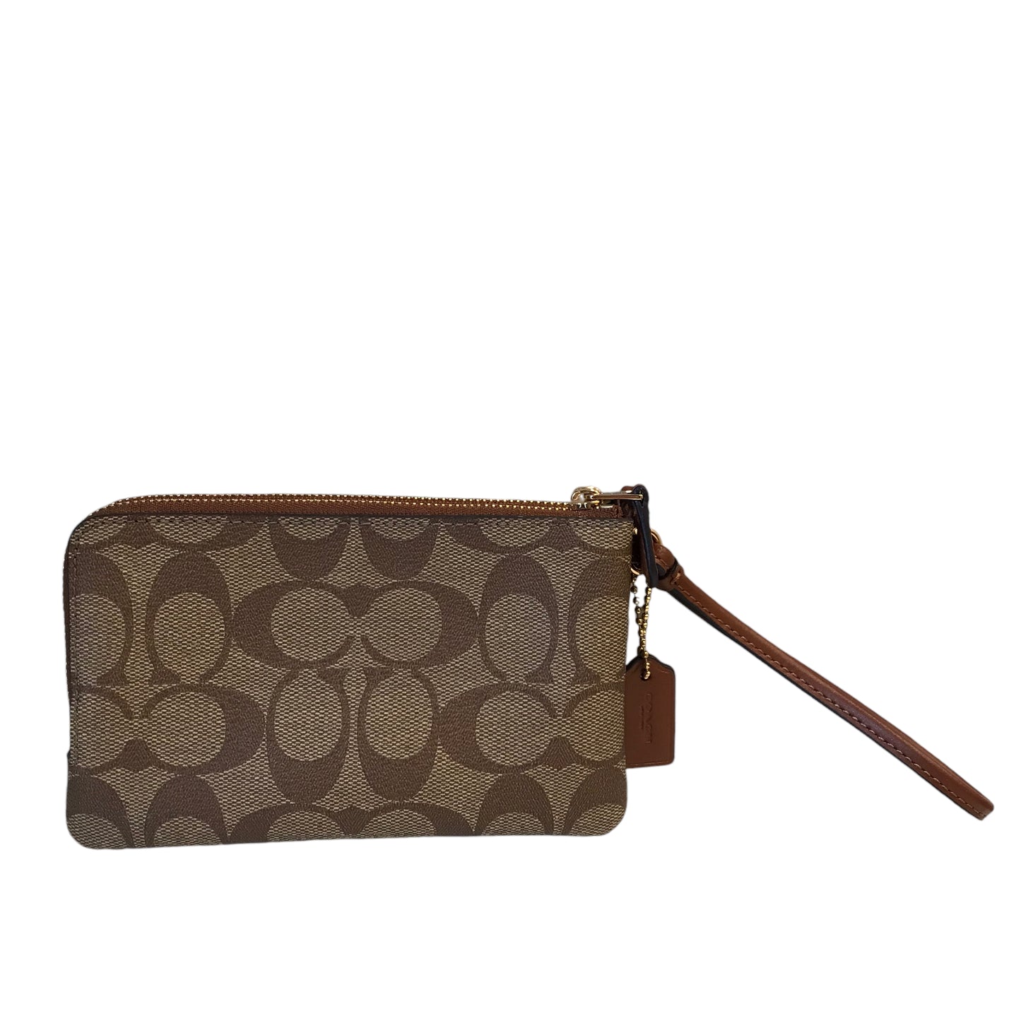 Wristlet Designer By Coach In Brown, Size:Small