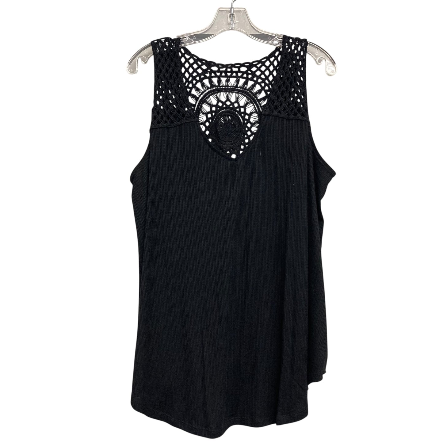 Top Sleeveless By Torrid In Black, Size:2X