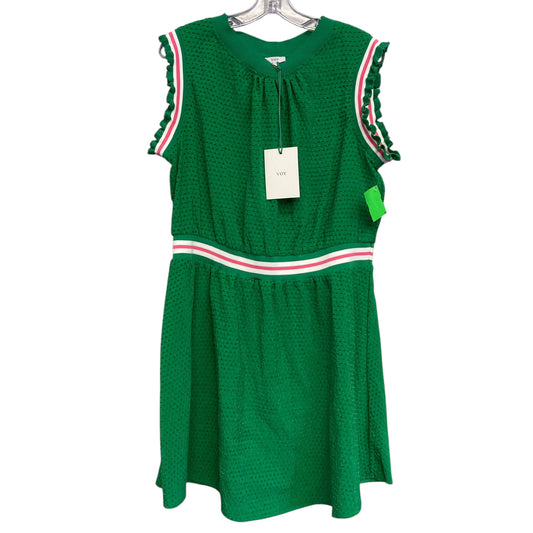 Dress Casual Short By Voy In Green, Size:L