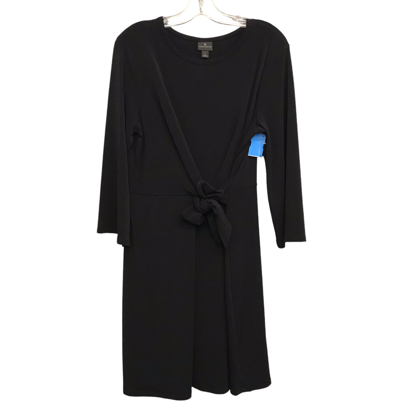 Dress Work By Worthington In Black, Size:L