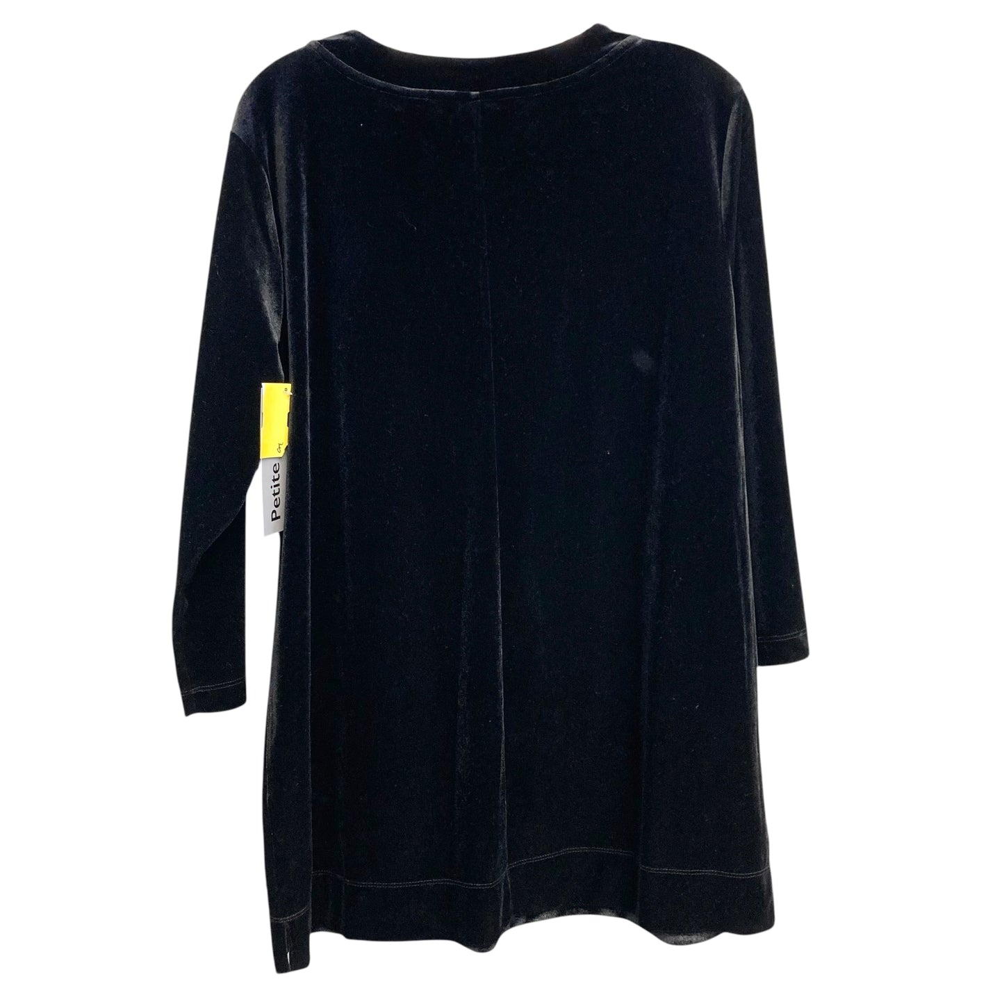 Top 3/4 Sleeve By Lands End In Black, Size:Lp