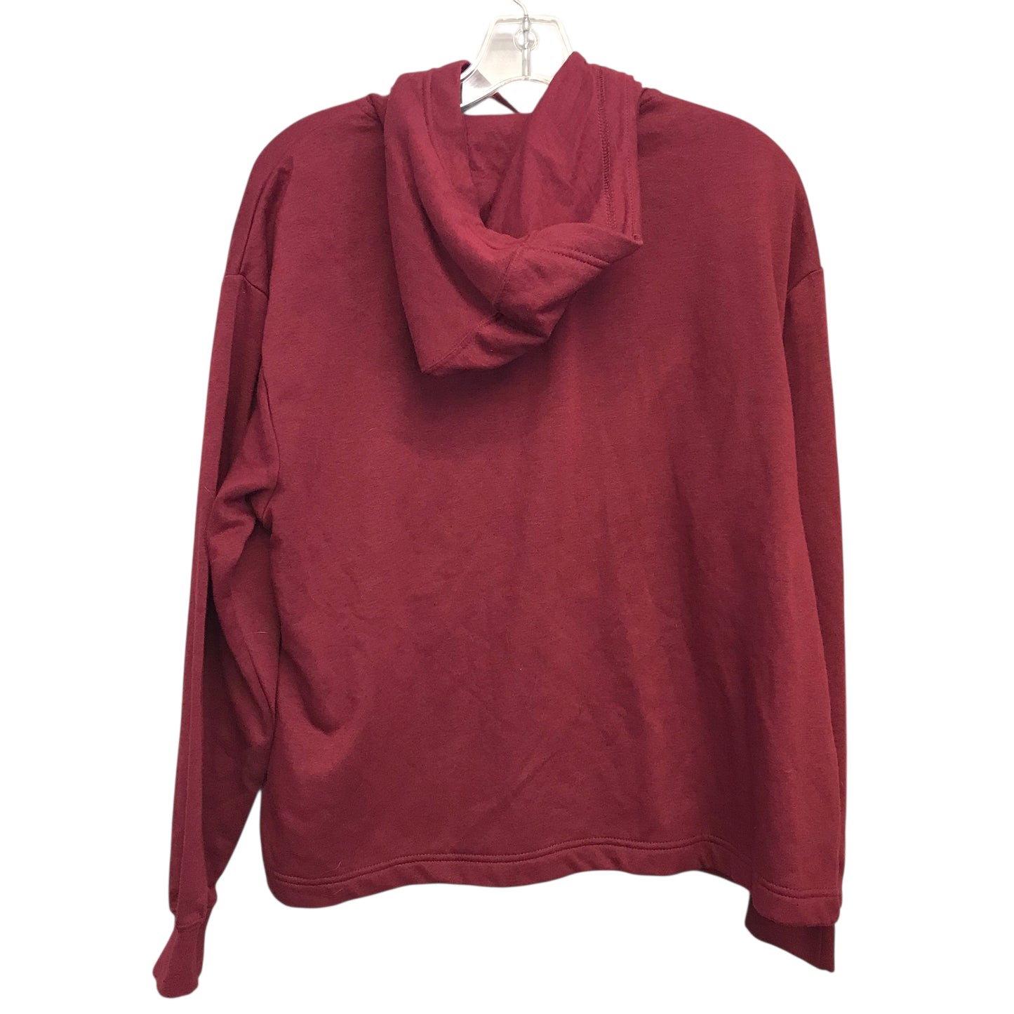 Sweatshirt Hoodie By Nike Apparel In Maroon, Size:L