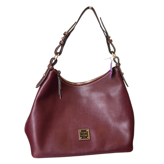 Handbag Designer By Dooney And Bourke In Maroon, Size:Medium