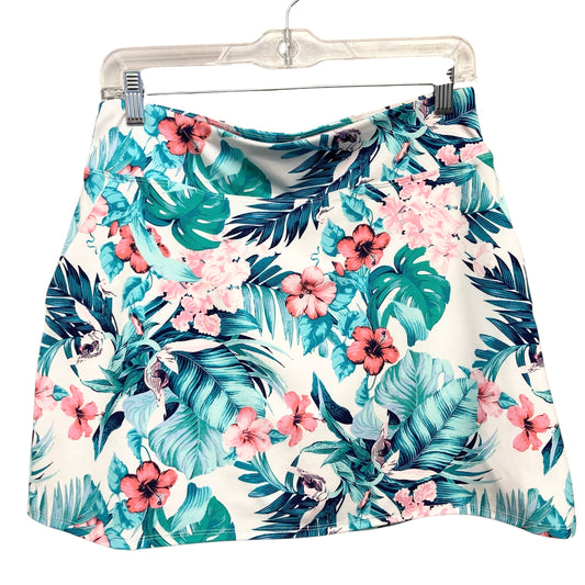 Athletic Skort By Tommy Bahama In Green & White, Size:M