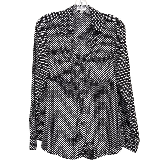 Top Ls By Express In Black & White, Size:M