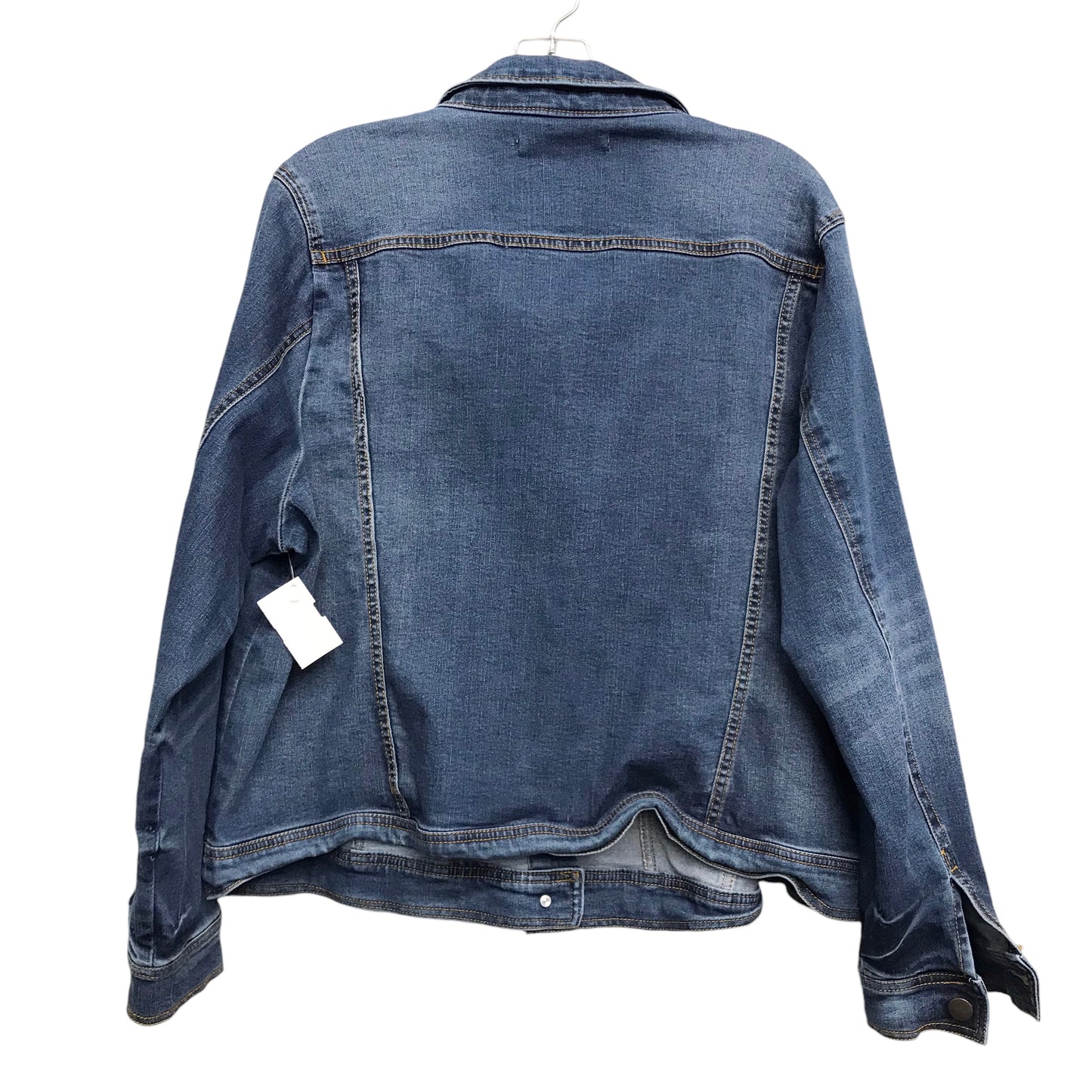 Jacket Denim By Max Studio In Blue Denim, Size:1X