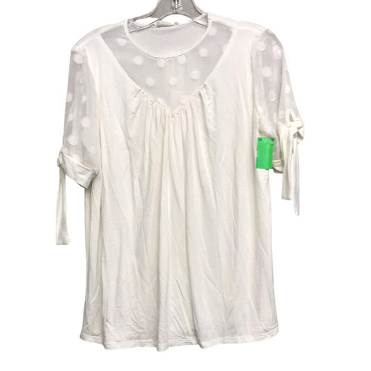 Top Ss By Coveappella In White, Size:Xs
