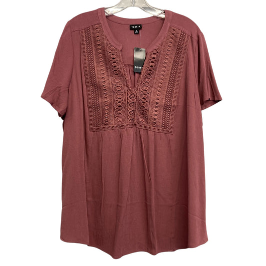 Top Ss By Torrid In Mauve, Size:2X