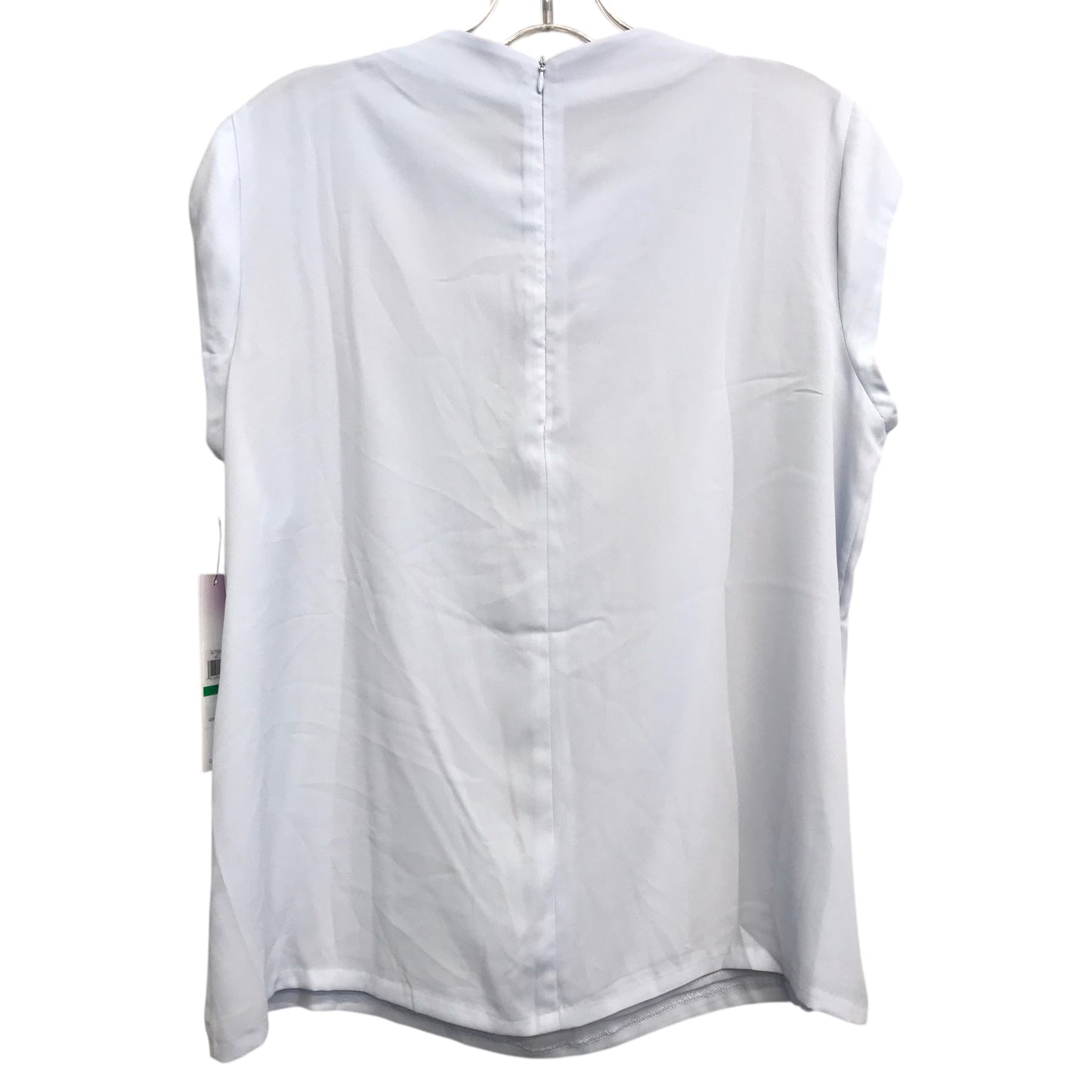 Top Sleeveless By Calvin Klein In Blue, Size:L
