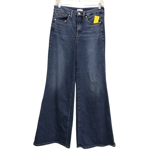 Jeans Wide Leg By Good American In Blue Denim, Size:8