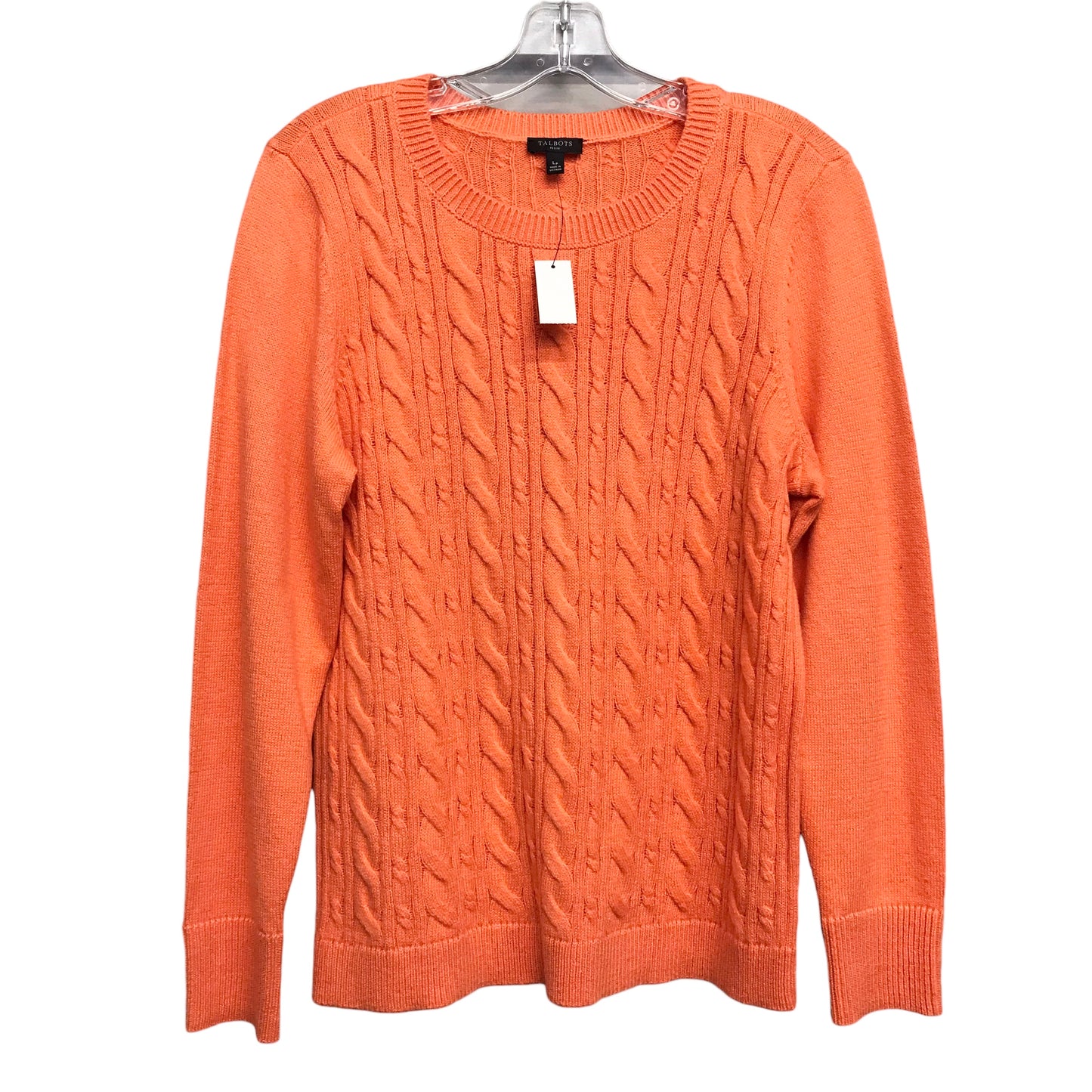 Sweater By Talbots In Orange, Size:Lp