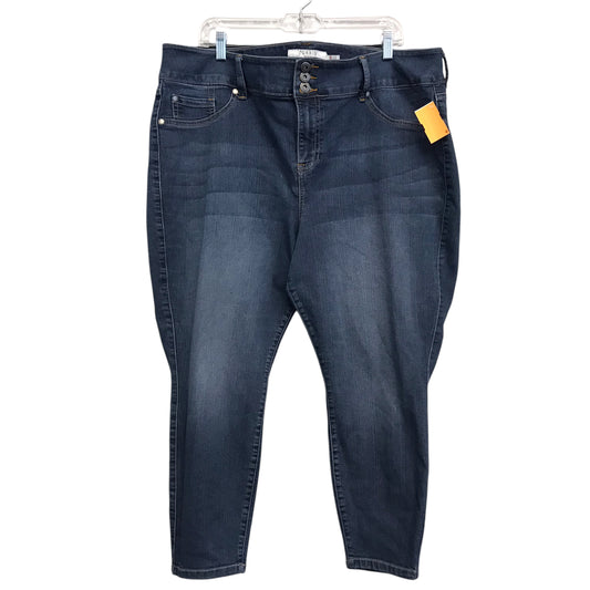 Jeans Skinny By Torrid In Blue Denim, Size:22 Extra Short
