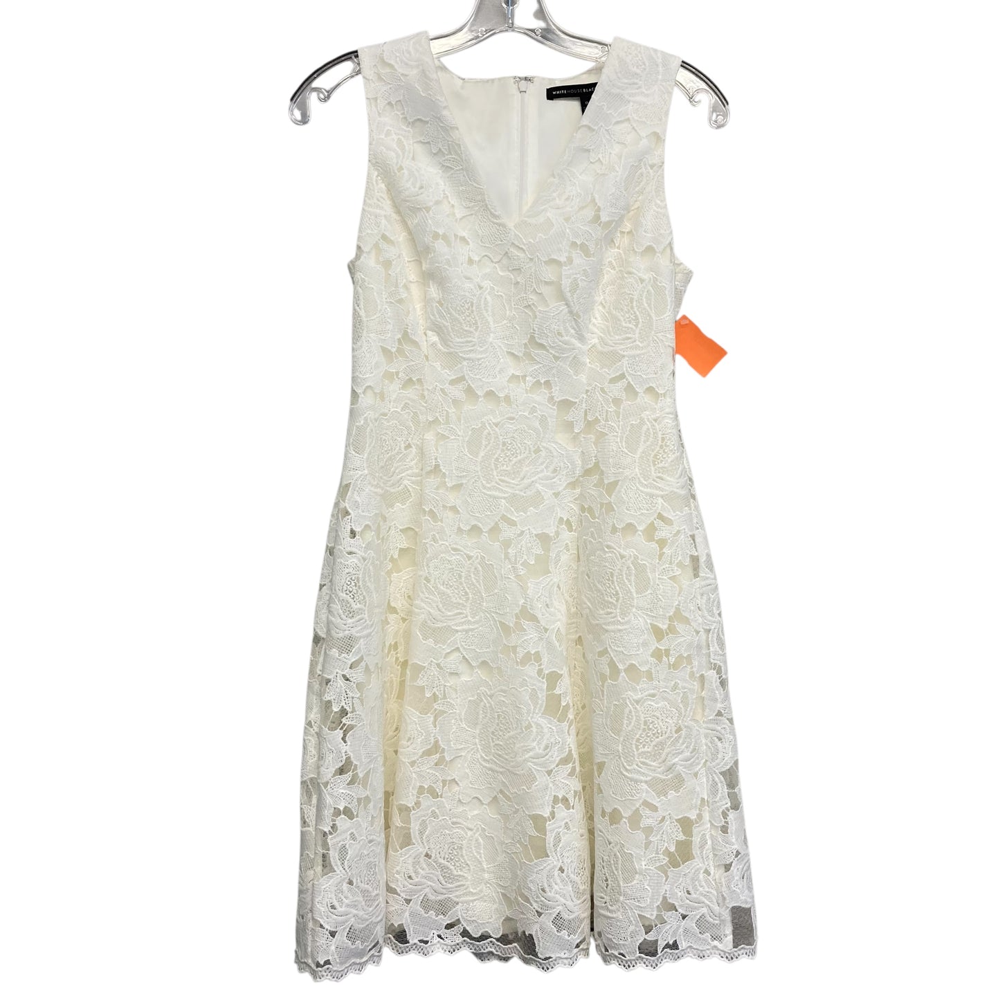 Dress Party Short By White House Black Market In White, Size:Xs