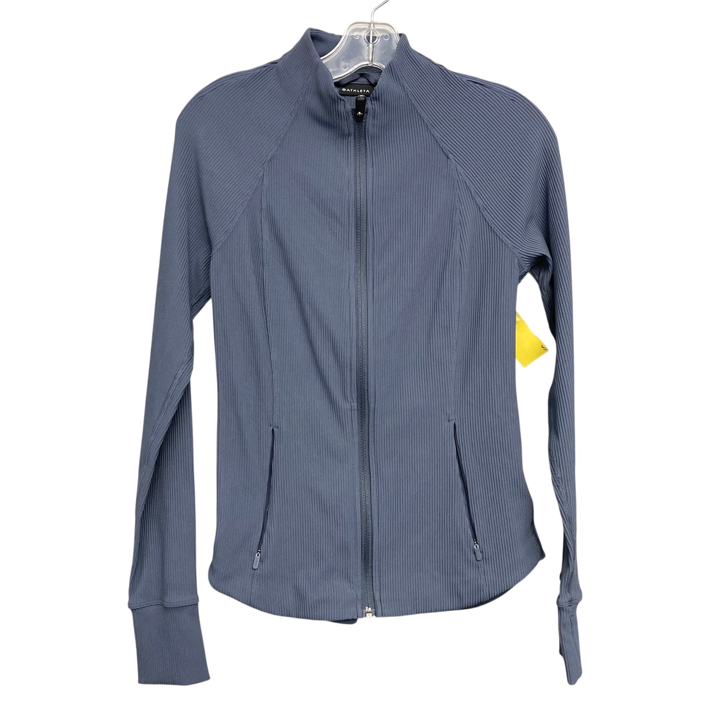 Athletic Jacket By Athleta In Slate Blue, Size:Xs