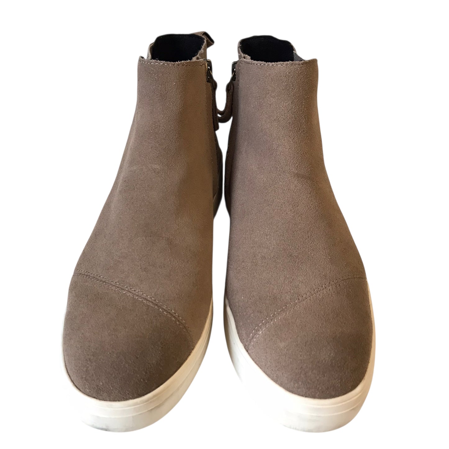 Boots Ankle Flats By Toms In Tan, Size:8