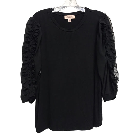 Top Ls By Philosophy In Black, Size:1X