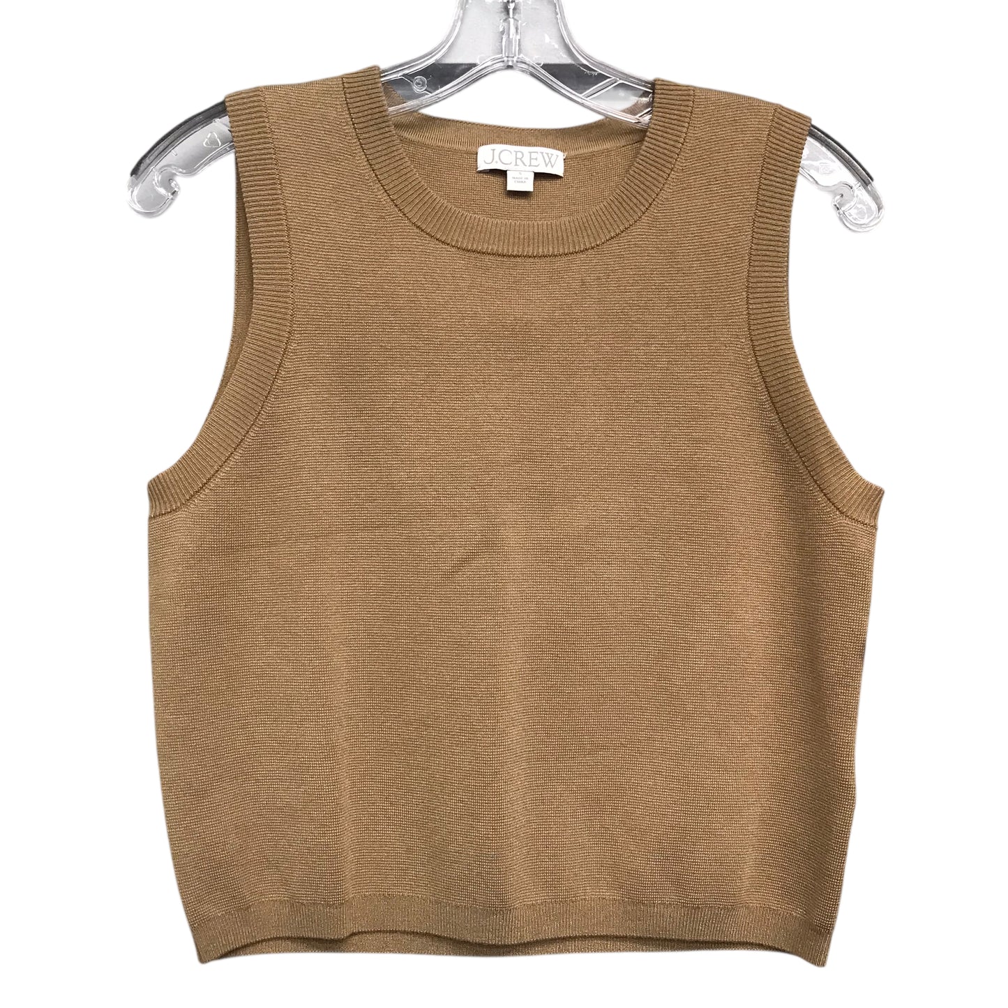 Vest Other By J. Crew In Tan, Size:S