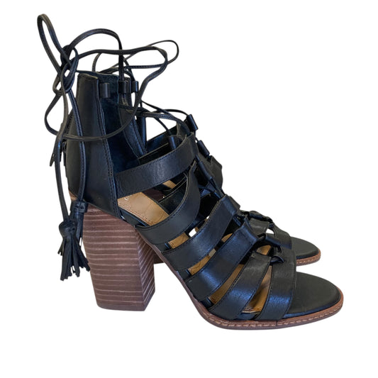Shoes Heels Block By Gianni Bini In Black, Size:7