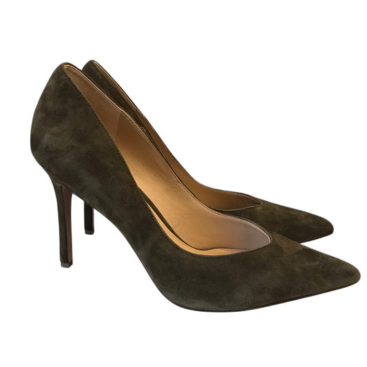 Shoes Heels Stiletto By Veronica Beard In Green, Size:11