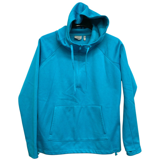 Athletic Jacket By Athleta In Blue, Size:L