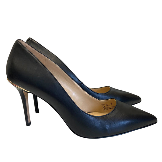 Shoes Designer By Coach In Black, Size:9.5