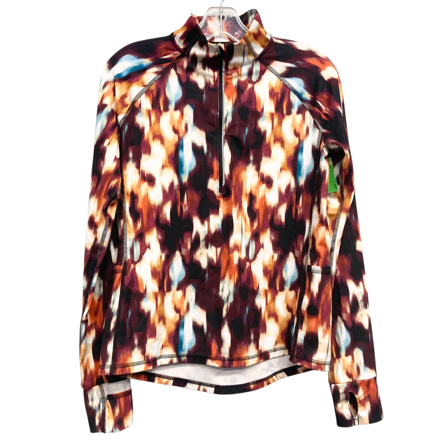 Athletic Top Ls Collar By Xersion In Multi, Size:Xs