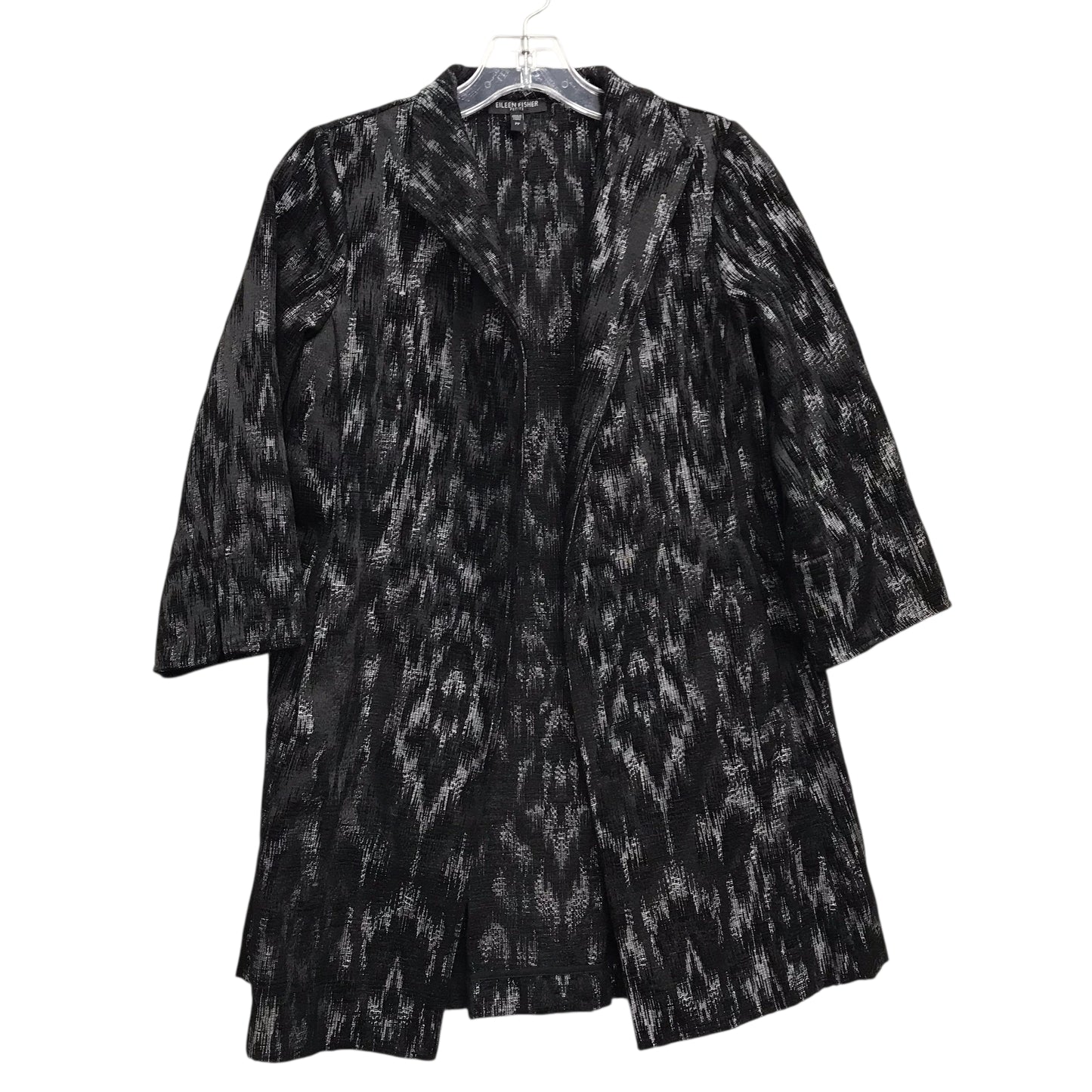 Blazer By Eileen Fisher In Black & White, Size:Xs