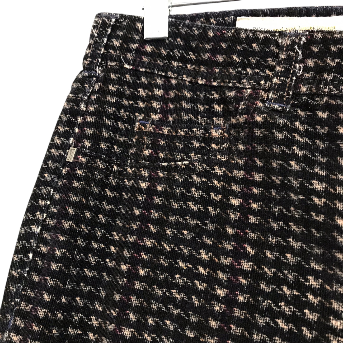 Pants Corduroy By Pilcro In Black & Cream, Size:10