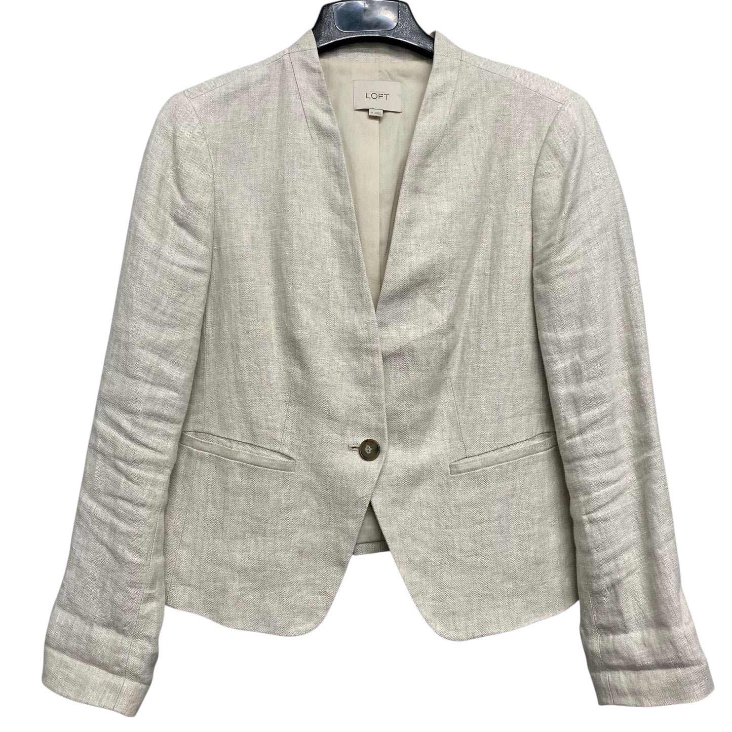 Blazer By Loft In Beige, Size:M
