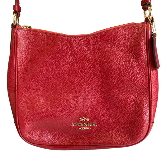 Crossbody Designer By Coach In Red, Size:Medium