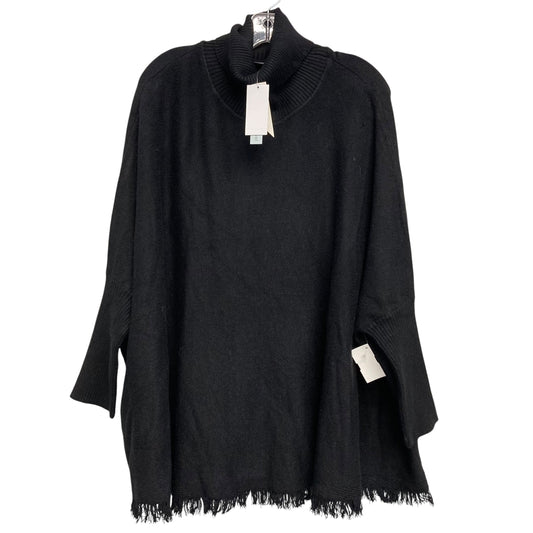 Sweater By Joan Vass In Black, Size:L