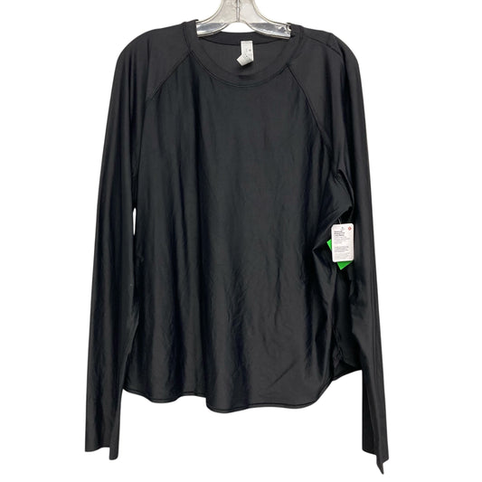 Athletic Top Ls Crewneck By Lululemon In Black, Size:Xl