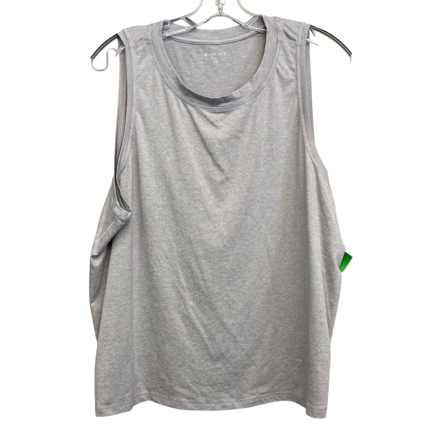 Athletic Tank Top By Athleta In Grey, Size: 2x