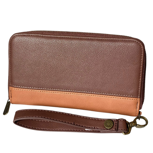 Wristlet By Thirty One In Brown, Size:Medium