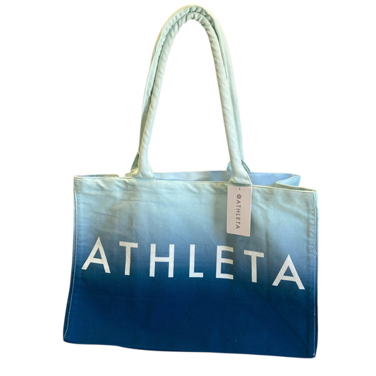 Tote By Athleta In Blue & White, Size:Medium