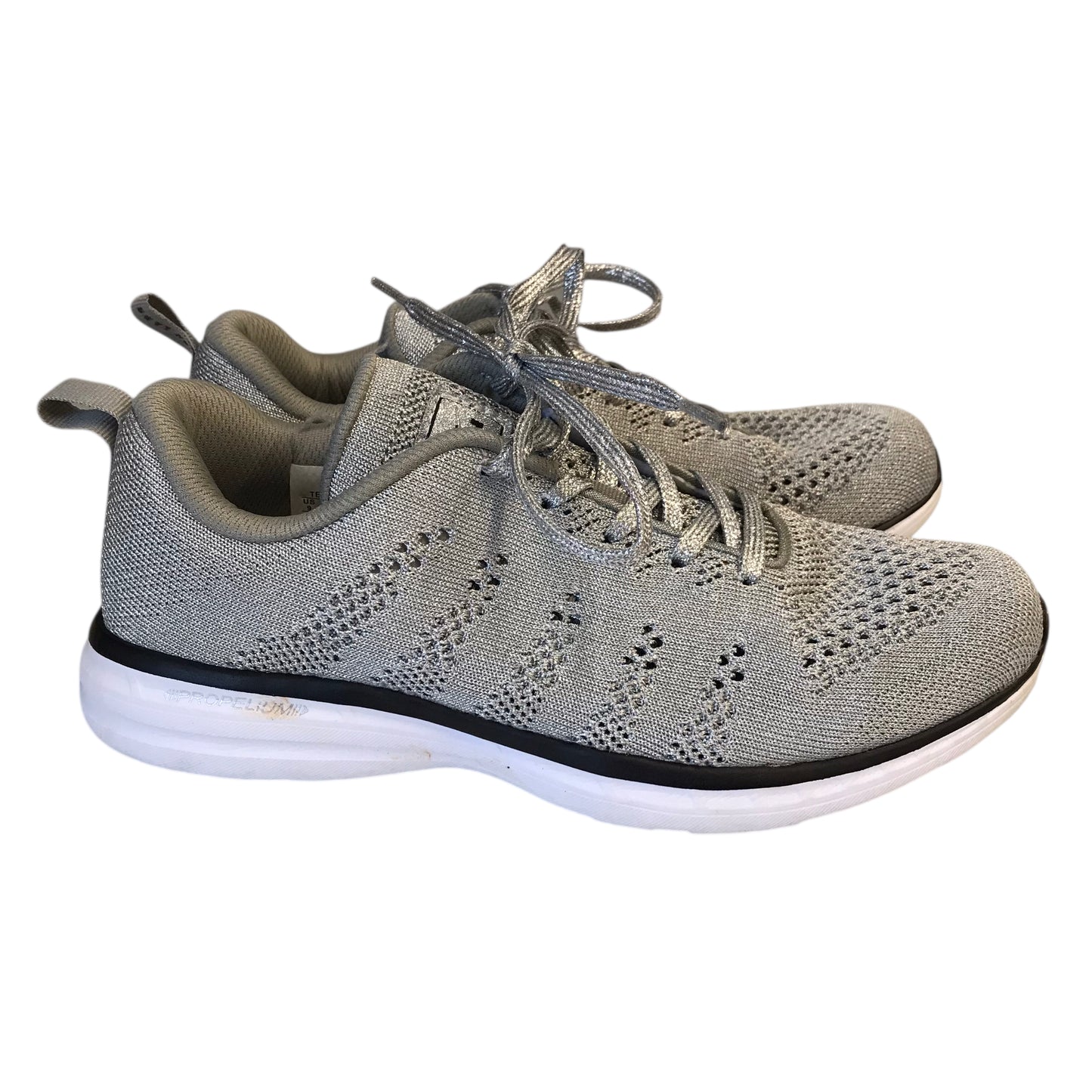 Shoes Designer By Apl In Grey, Size:9