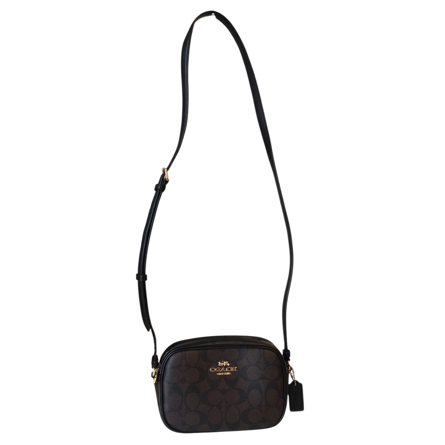 Crossbody Designer By Coach In Brown, Size:Small