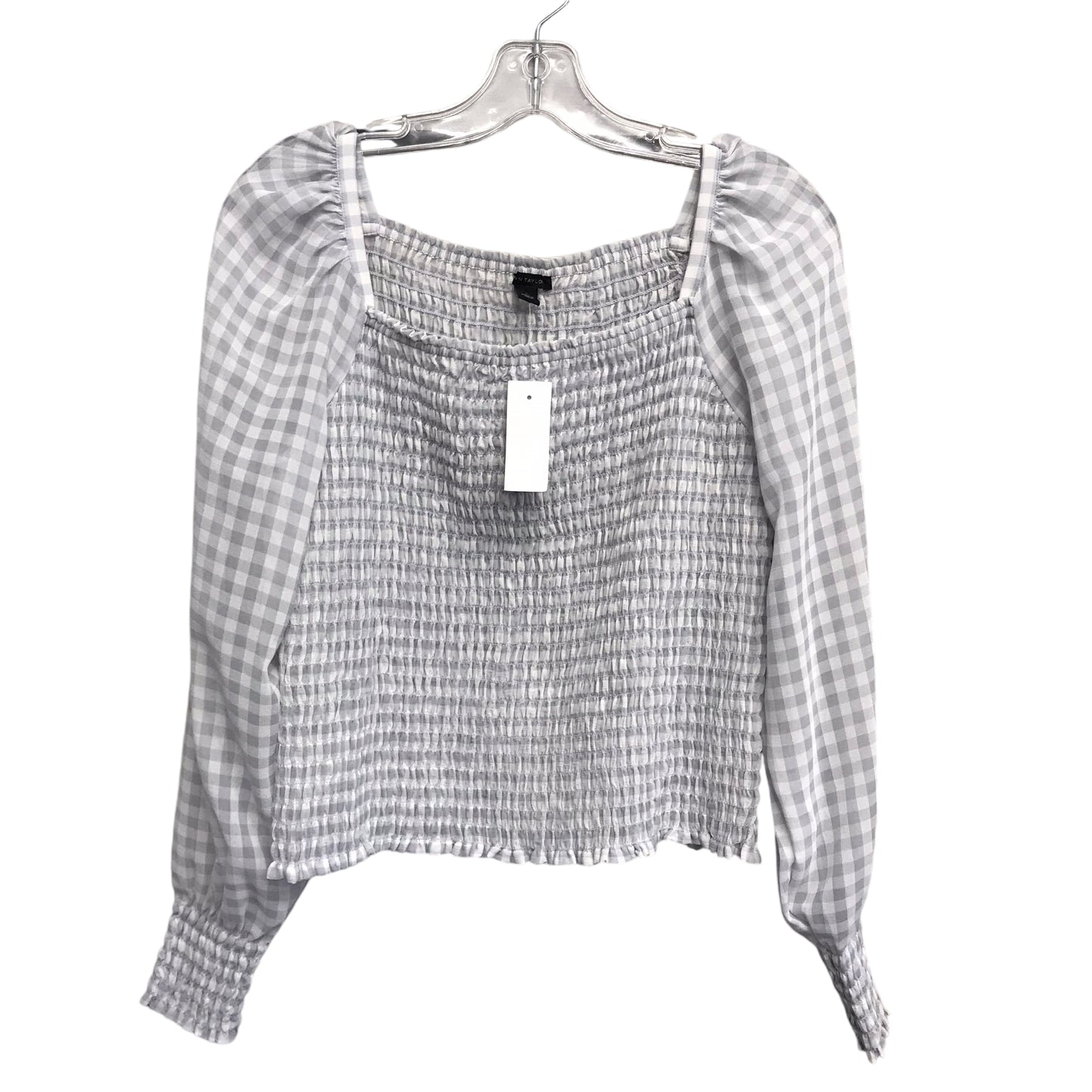 Top Ls By Loft In Plaid Pattern, Size:S