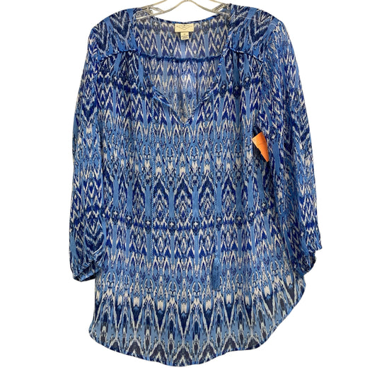 Top Ls By St Johns Bay In Blue & White, Size:Xl