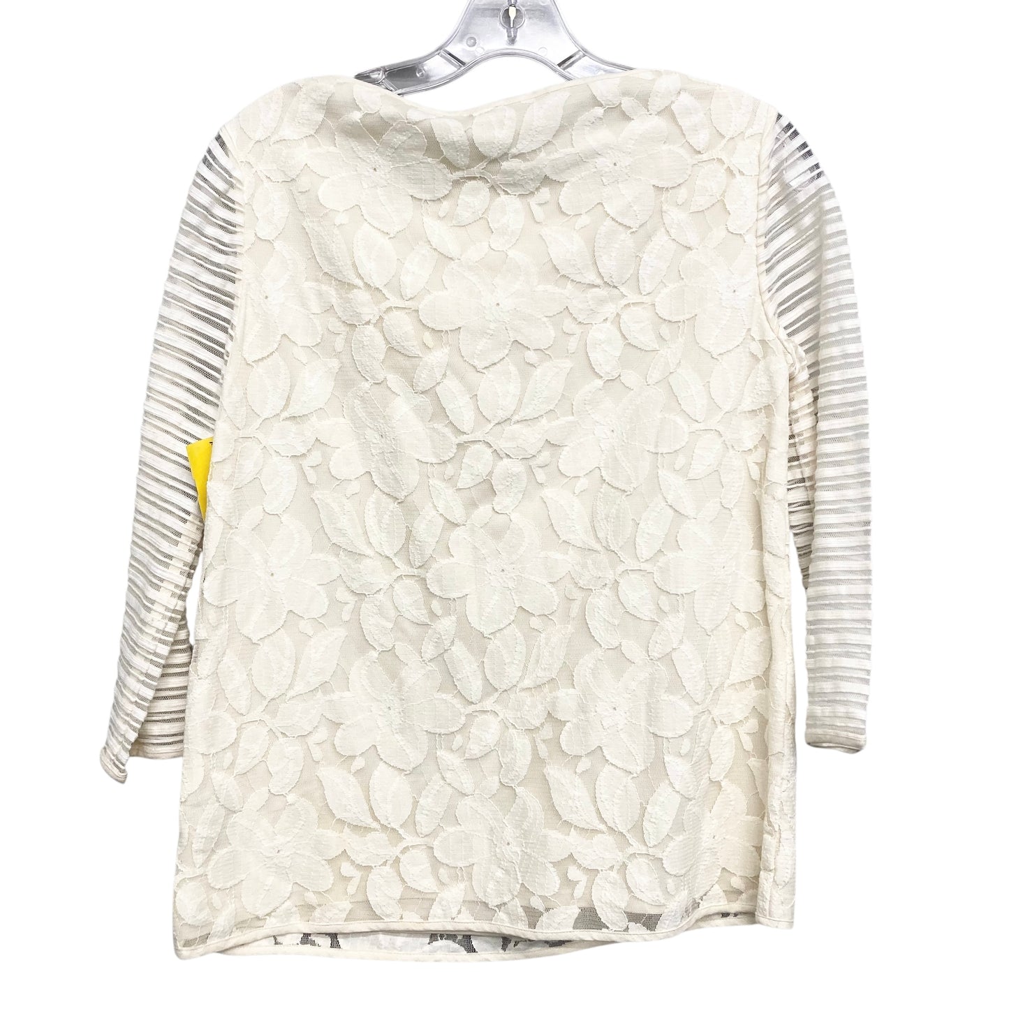 Top Ls Designer By Tory Burch In Ivory, Size:Xs