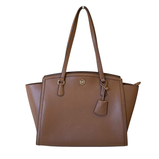 Handbag Designer By Michael Kors In Brown, Size:Large