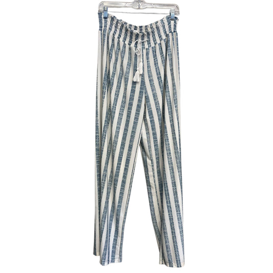 Pants Lounge By West Loop In Blue & White, Size:16