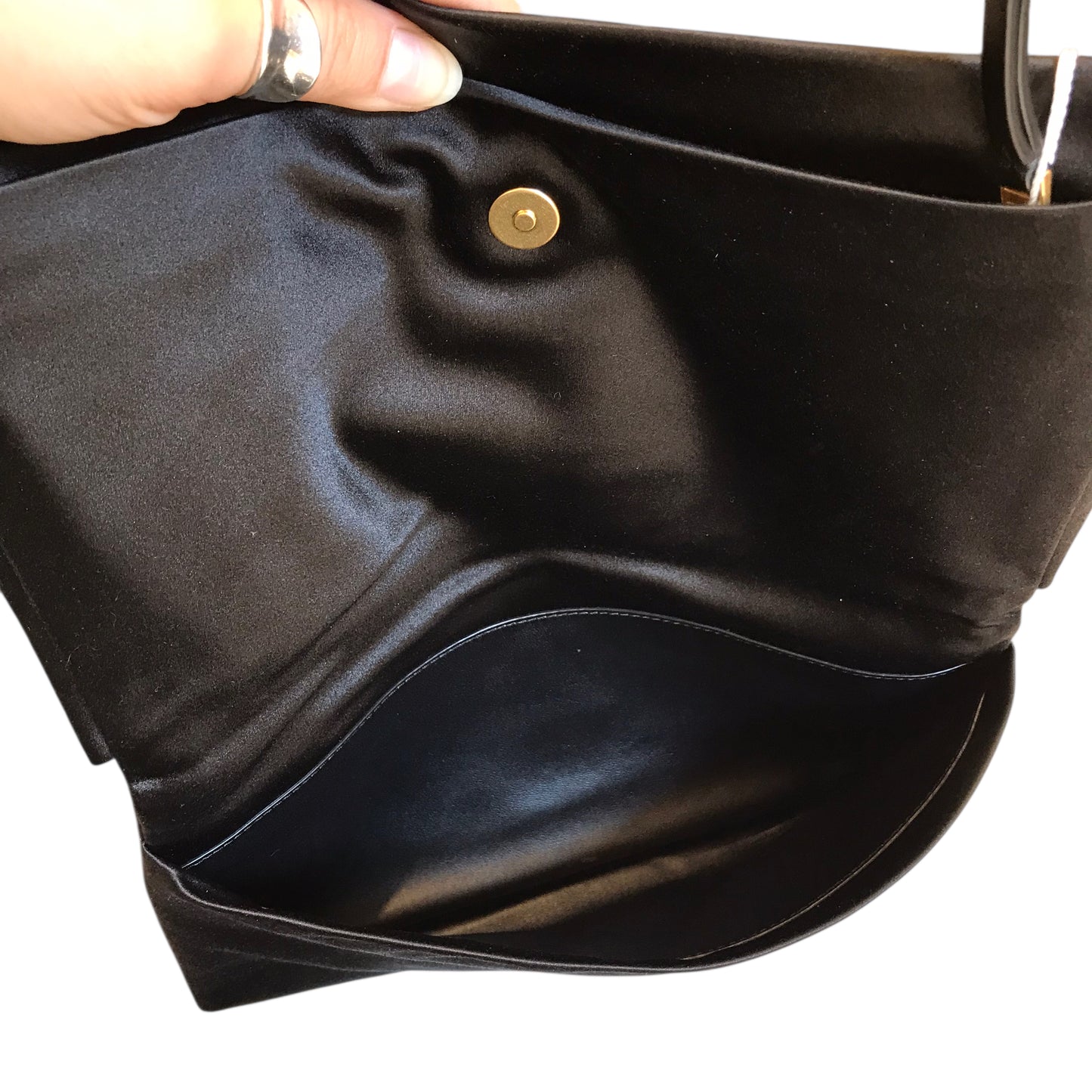 Clutch Designer By Tory Burch In Black, Size:Medium