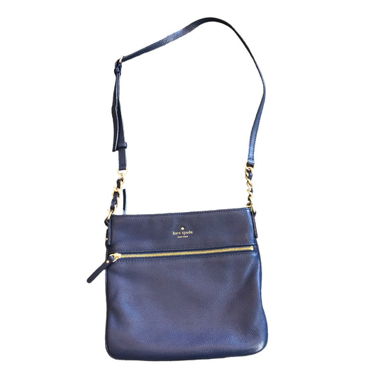 Crossbody Designer By Kate Spade In Blue, Size:Medium