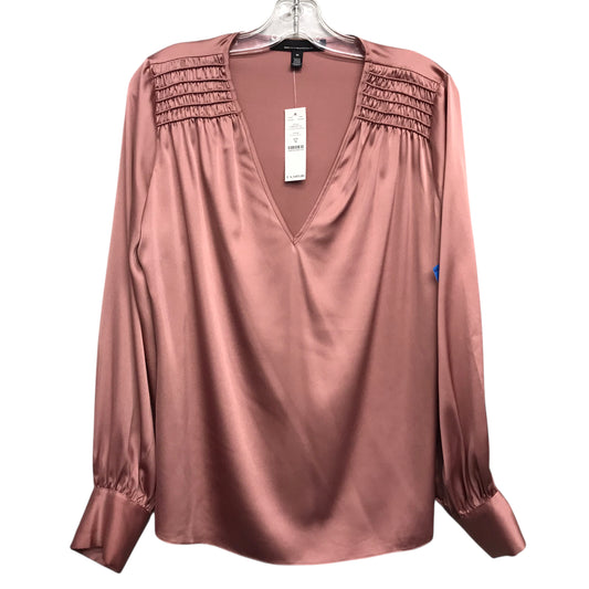 Blouse Ls By White House Black Market In Pink, Size:M