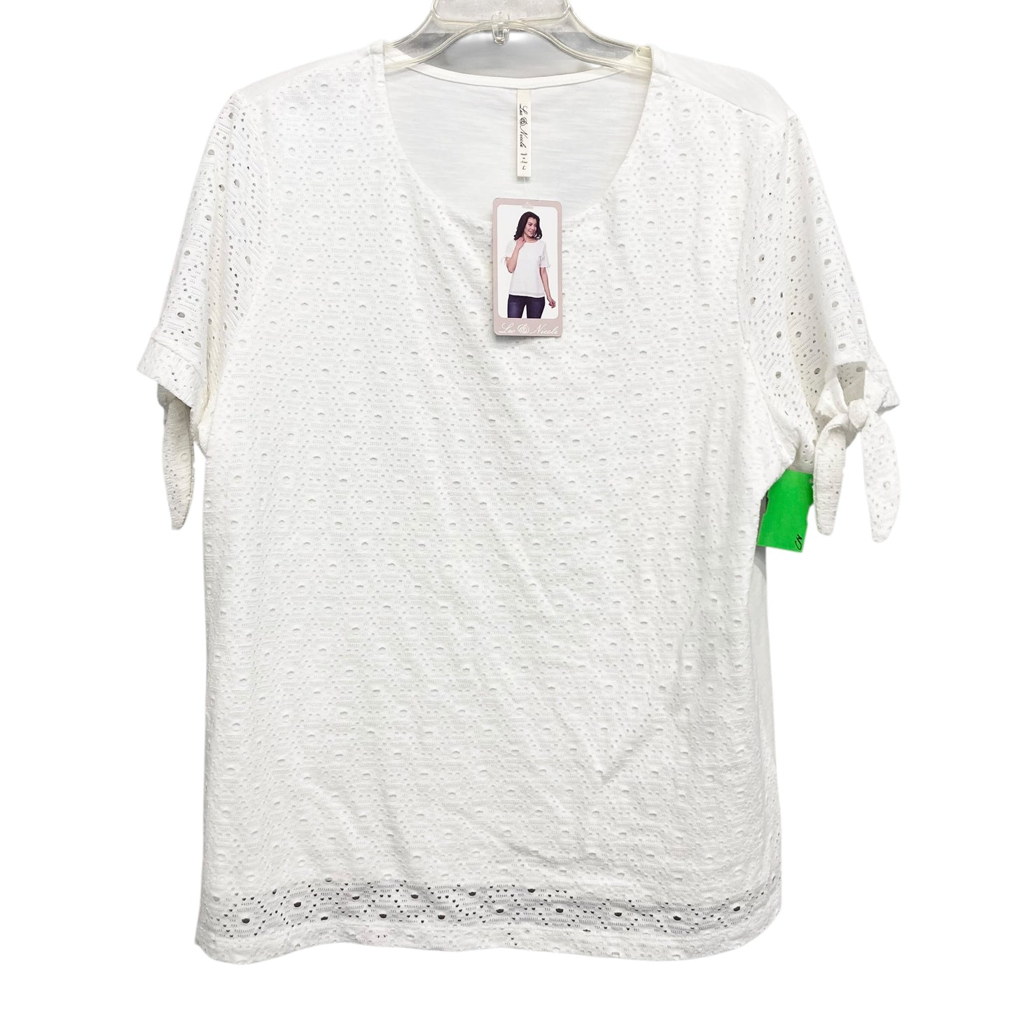 Top Ss By Leo And Nicole In White, Size:L