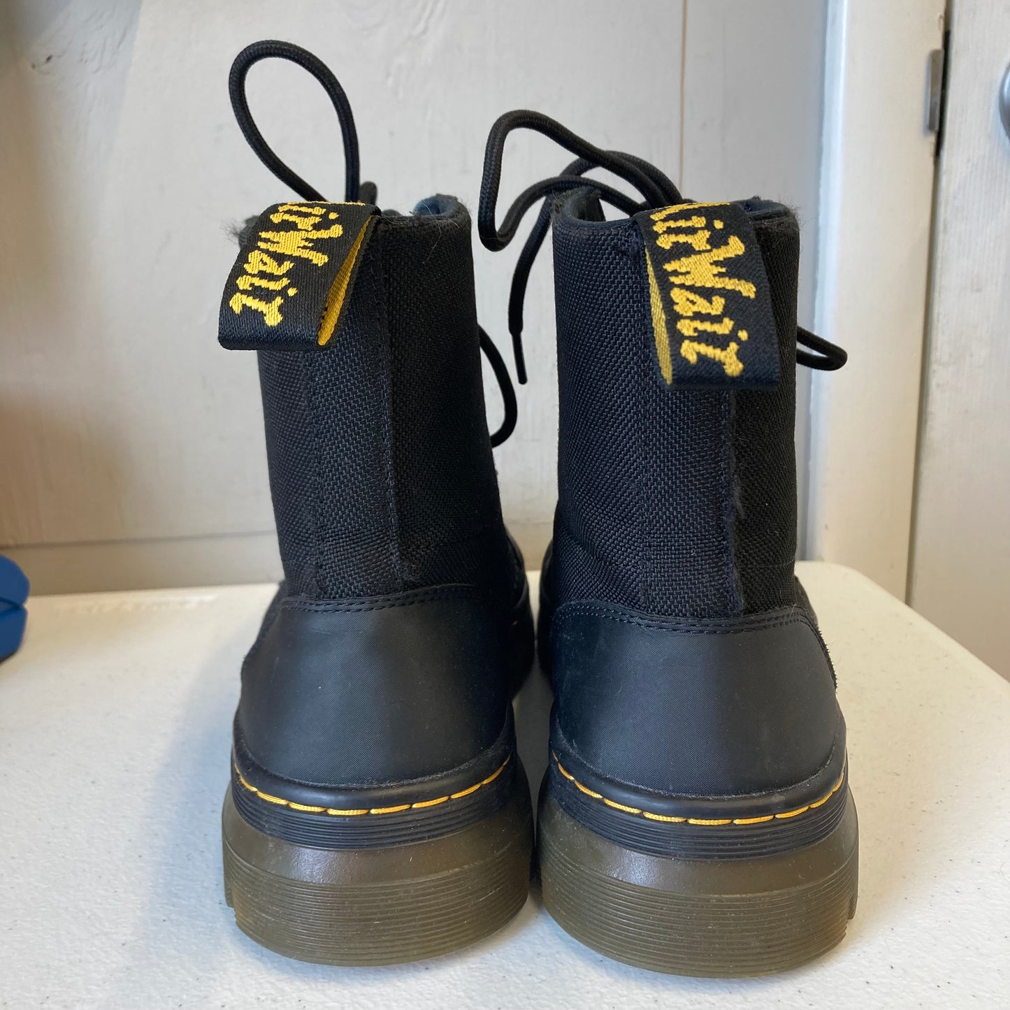 Boots Combat By Dr Martens In Black, Size:9